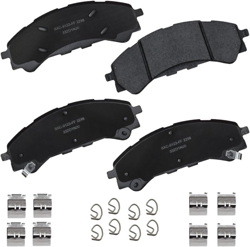 Bendix Premium SBC2216 Ceramic Front Brake Pads for Ford Bronco 2023-2021, Ranger 2023-2019 - Image 1